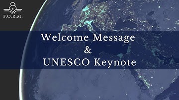 Welcome to F.O.R.M. 2022 and UNESCO Keynote