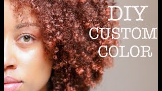 How To Get Custom Ginger Hair Color | Box Dye | Creme of Nature