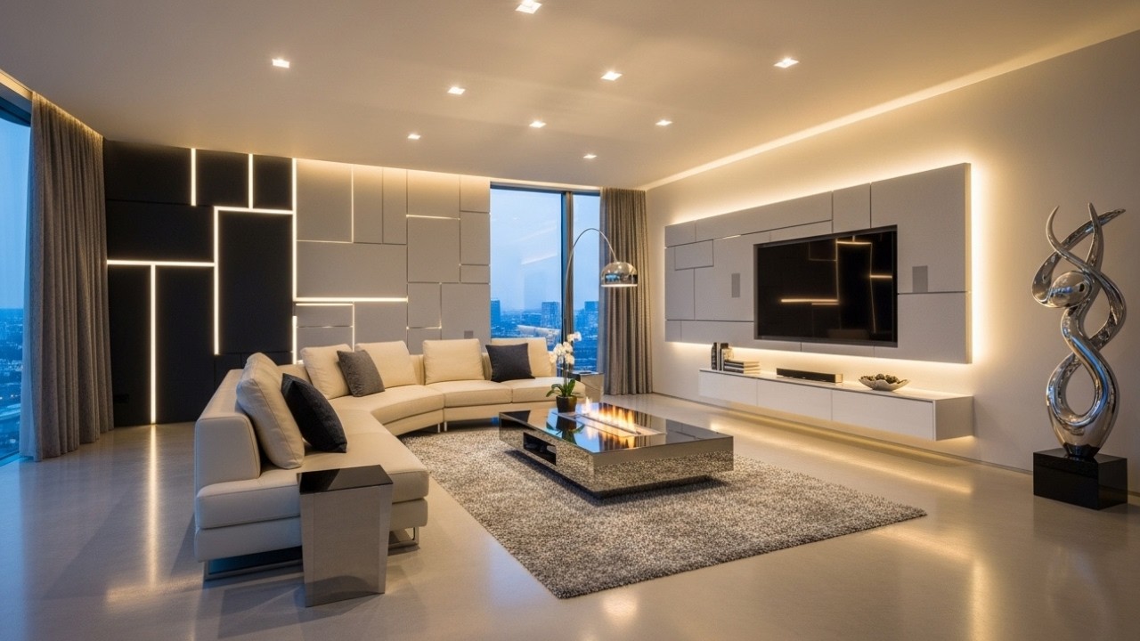 Ultra Modern Luxurious Interior Living Room Designs. Interior Designing ...