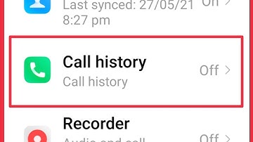 Sync call history Xiaomi Cloud in Android