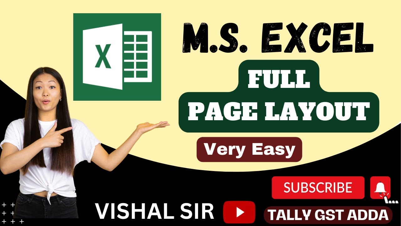 Excel Lab Book Layout #pagelayouttab #excel एक ही video में पूरा #excel #Page-Layout सीखें ...