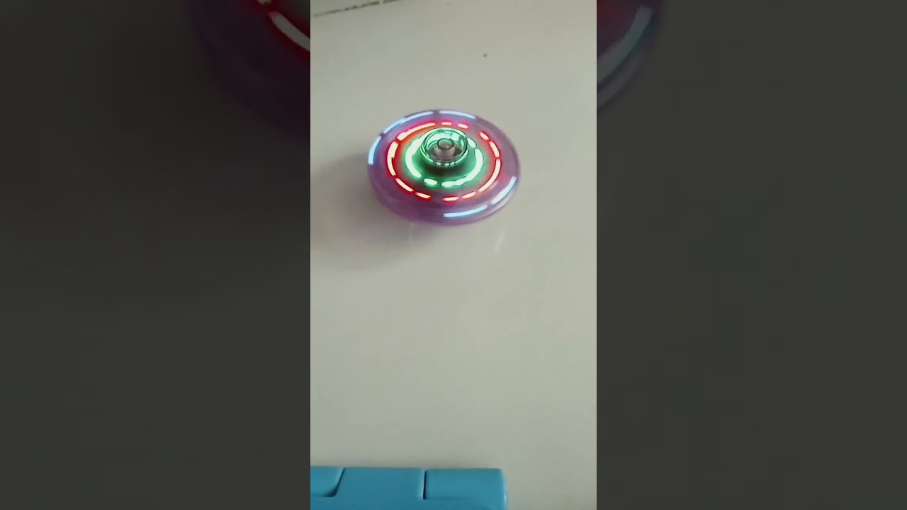 led spinning top asmr