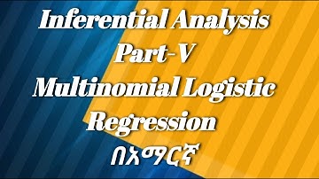 Multinomial Logistic Regression: Amharic Tutorial