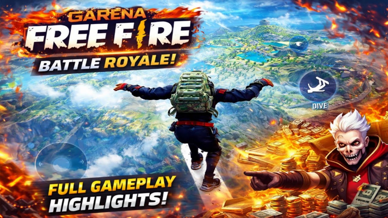 Пиюш Джоши играет в лобби Garena Free Fire 🔥 
