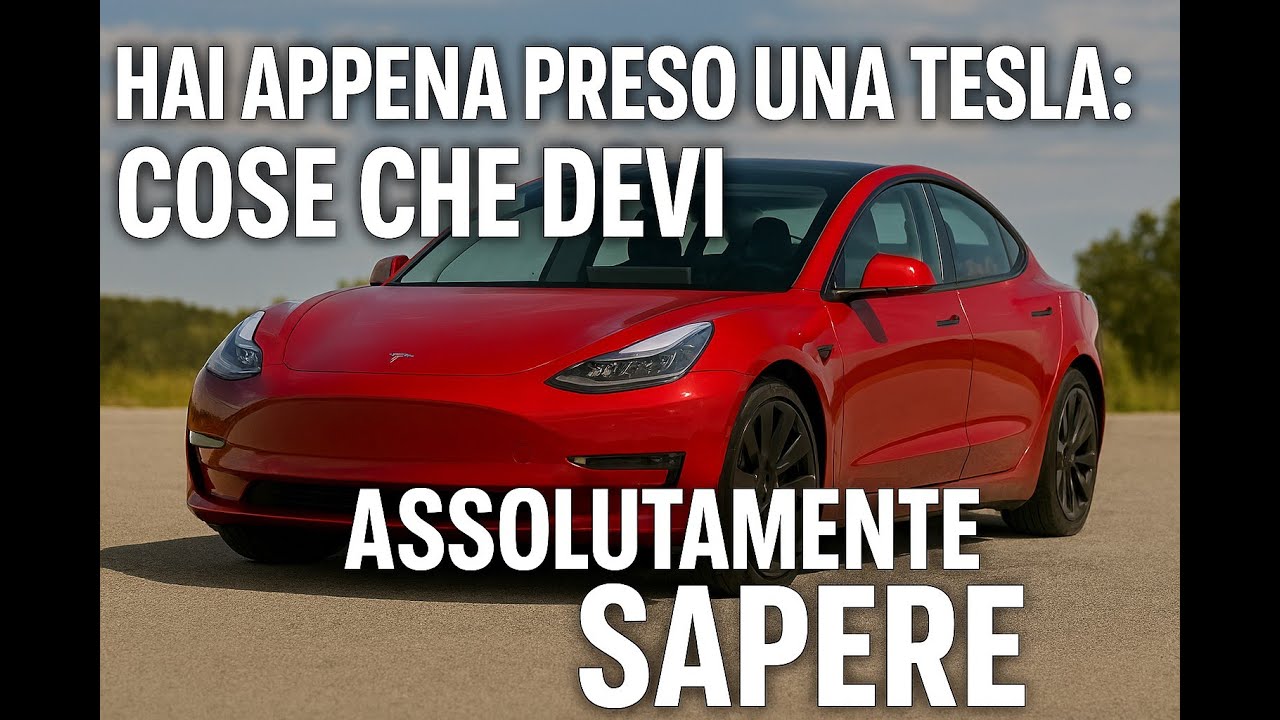HAI APPENA PRESO UNA TESLA? Cosa dovresti sapere. Attraverso il software e le voci dei menu.