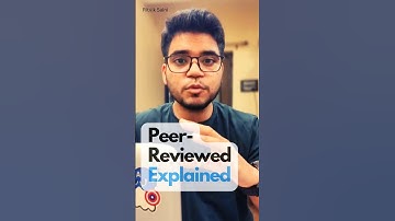 Peer-Review Explained | Ritvik Saini | PhD #phdlife #researchpaper #researchtips #academicwriting