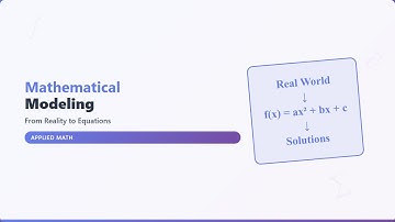 Mathematical Modeling: Introduction for Beginners