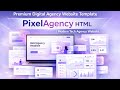 Premium Digital Agency Website Template | PixelAgency HTML | Modern Tech Agency Website