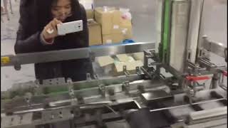 Automatic cartoning machine for sachets