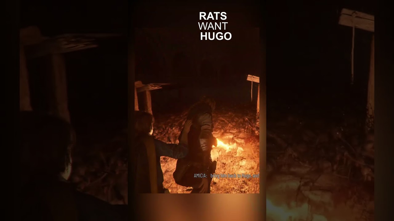 Rats wants Hugo de Rune 🙇🐀 A Plague tale Requiem 