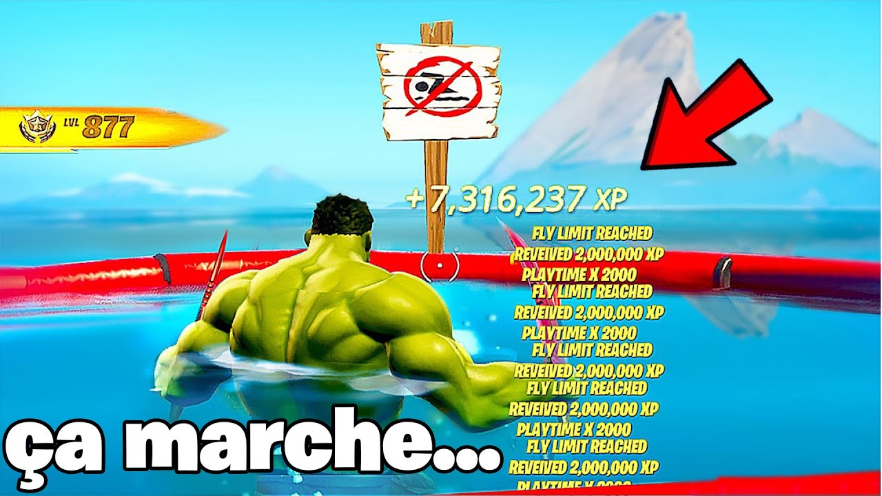 J'ai TROUVÉ la PLUS GROSSE MAP GLITCH XP ILLIMITÉ SAISON 1 CHAPITRE 4 !