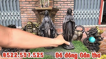 Cặp trâu đồng _ Tượng Phật Di lạc _ Tượng công giáo _ Ngày 6/6  #đồcổ #đồđồng#đồđồngcầnThơ