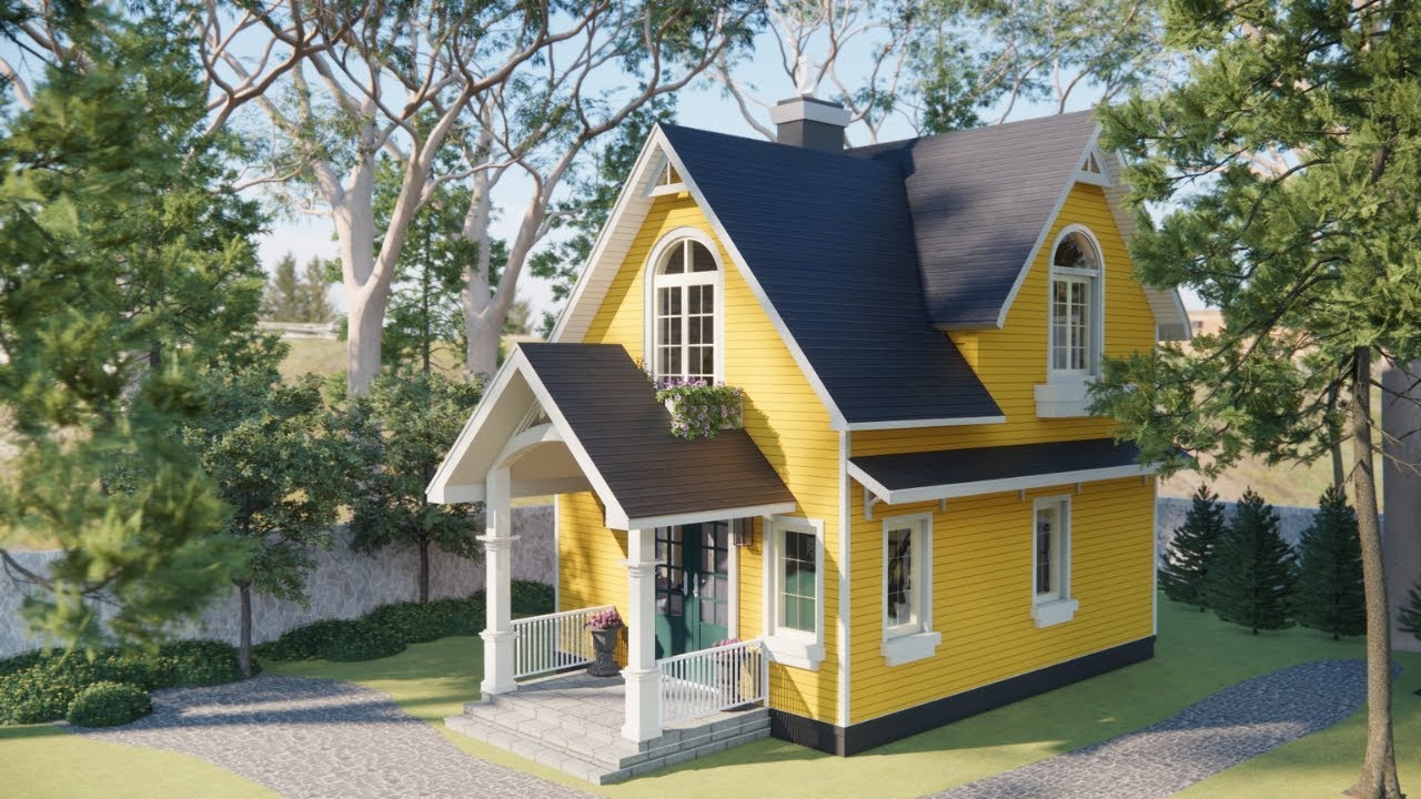 6x8m (19x26ft)  🏡 Unbelievable! How a Small Space Can Meet All Your Living Needs.