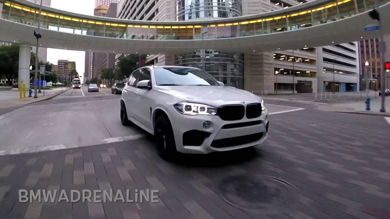BMW X5M F85 CRUISING DOWNTOWN HOUSTON -- @BMWadrenaline - YouTube