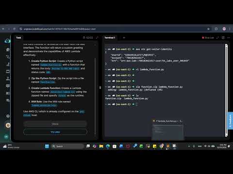 AWS Day 34  Create a Lambda Function Using CLI