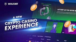 Wolf.bet - Your renewed Bitcoin gambling experience screenshot 1