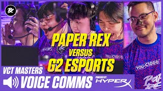 VCT Masters Reykjavik: Paper Rex vs G2 Esports | HyperX Mic Check | #pprxteam #vct