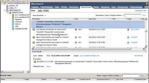 Lesson 14   Understanding and Using Tasks, Events, and Alarms  vmware vsphere