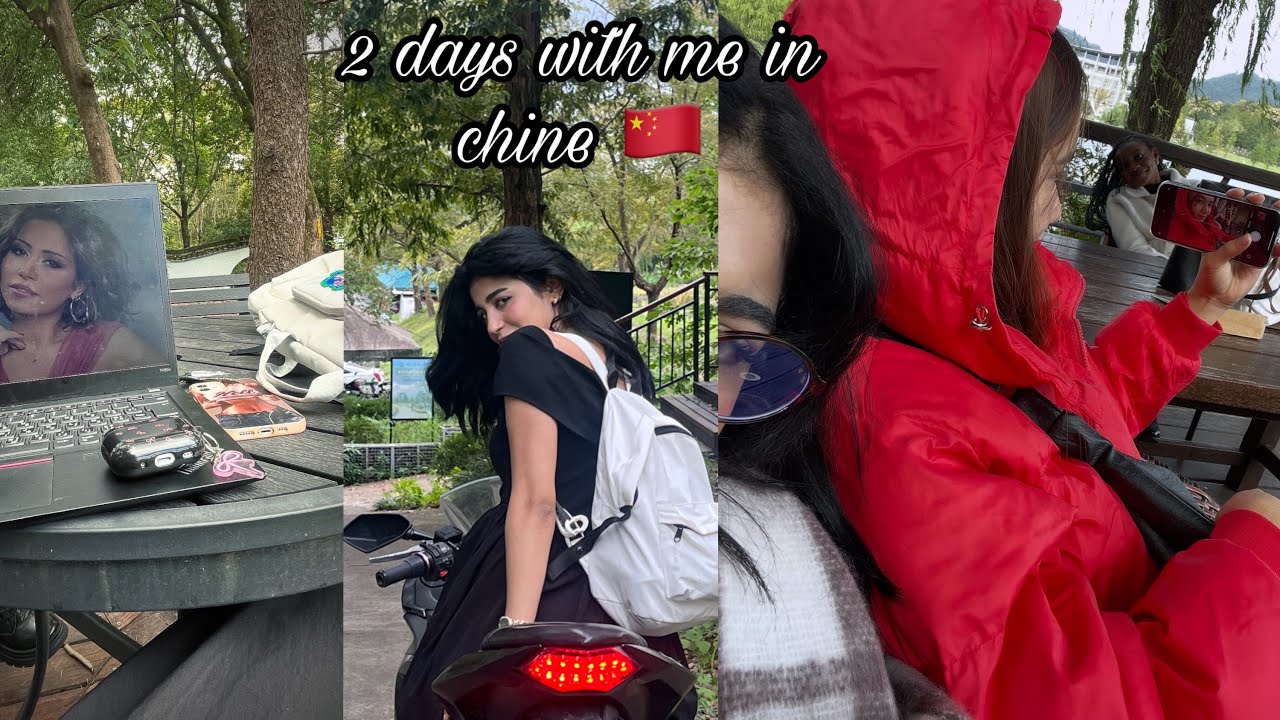 اجي دوزو معايا يومين في 🇨🇳 (my friend +university+shoping)♥️🌸