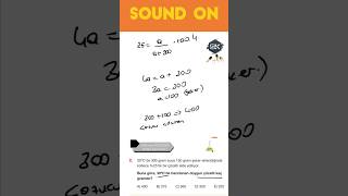 Karışımlar Kütlece Yüzde Derişim #tytkimya #tyt2026 #yks2026 #ayt2026 #sekonderkimya