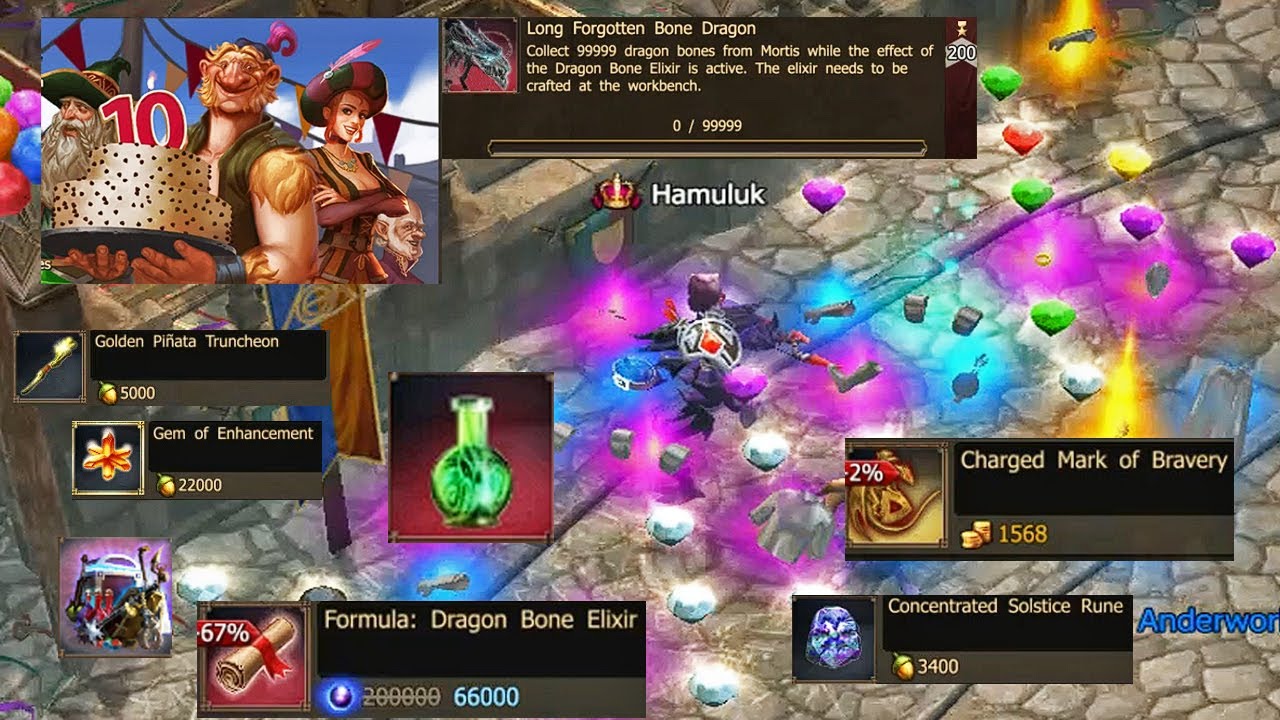 New Anniversary Event 2021 Guide, Mortis Mount Achievement || Drakensang Release 252 Test Server