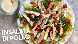Cena pronta in 10 MINUTI 🤩 Pochi e sani ingredienti per un’insalata di pollo con PARMIGIANO