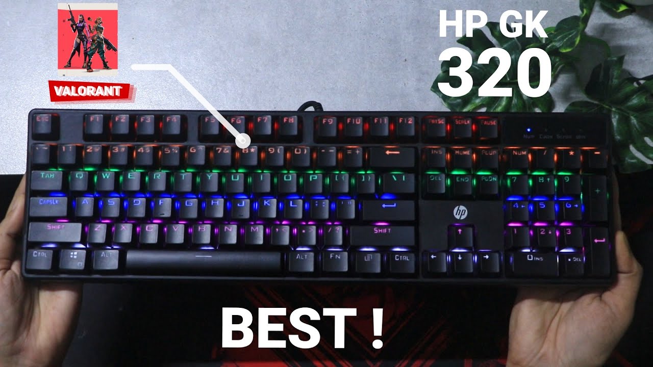 HP GK320 Keyboard Valorant Full Game Test ! YouTube