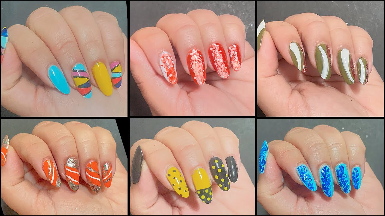 Top 6 Easy Nail Art Design for Beginners | Nail Art with Household Items | Nail Art 2026 