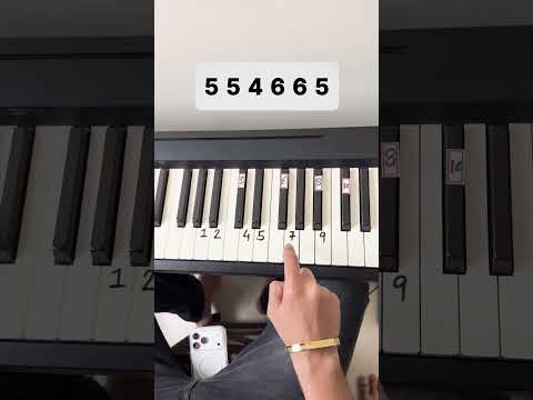 O re piya - Simple Tutorial   #piano #shorts