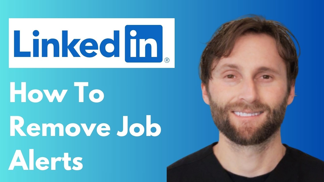 How to Remove Job Alerts from LinkedIn [Full Guide 2026] - YouTube