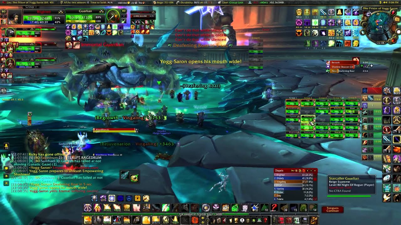 Wrath of the Lich King - Yogg Saron Ulduar 25 One light in the Darkness - Mount achievement run