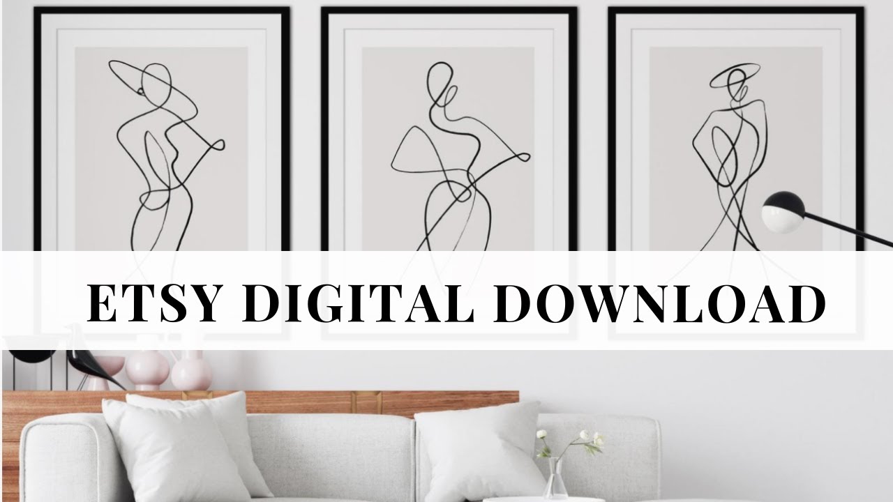 ETSY DIGITAL DOWNLOADS- REVIEW & HOW TO PRINT - YouTube