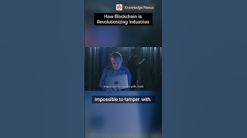 How Blockchain is Revolutionizing Industries. #blockchain #blockchaintechnology  #cryptocurrency