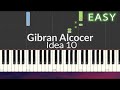 Gibran Alcocer - Idea 10 EASY Piano Tutorial