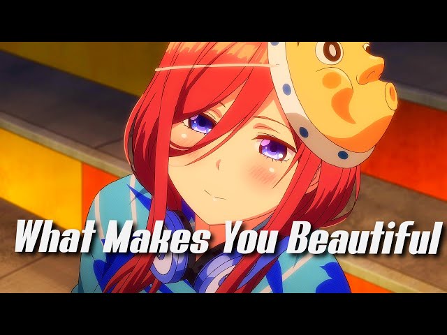 What Makes You Beautiful 🥰 - Miku Waifu Edit - Anime Whatsapp Status class=