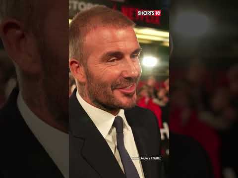 Watch David Beckham's Family Joins 'Beckham' Premiere In UK | Footballer | UK | N18S | #shorts