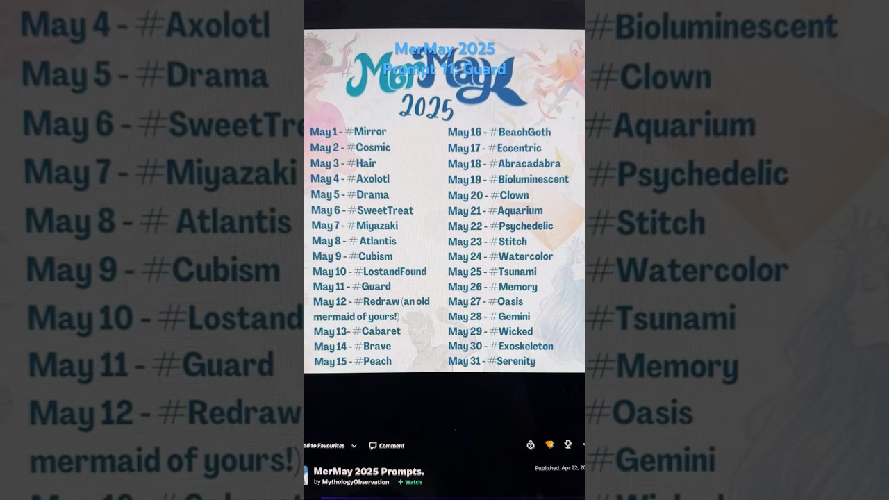 MerMay 2025 Prompt 11: Guard 