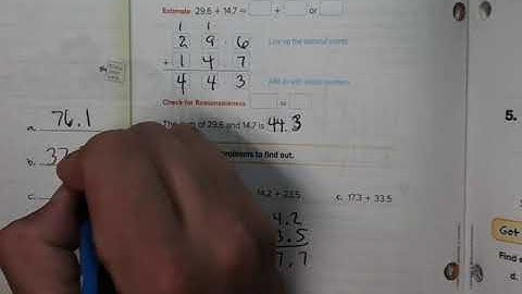 Ch. 3 Lesson 1-Add and Subtract Decimals