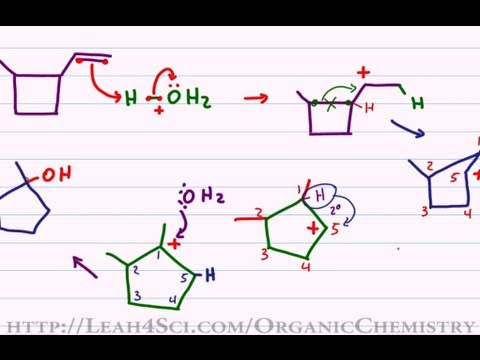 Hydride Shift, Ring Expansion, Carbocation Rearrangement, ALL IN ONE Example