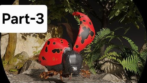 Ladybug Part-3 #blender #blendertutoriais #ladybug #3d #3dmodelingsoftware #3dinsect #b3d #3dmodel