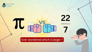 pi vs 22/7 | Without calculator
