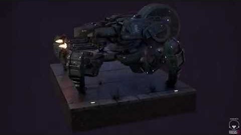 SpiderTank - Marmoset Toolbag Turntable