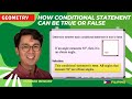 KAILAN TRUE OR FALSE AND ISANG CONDITIONAL STATEMENT | GEOMETRY