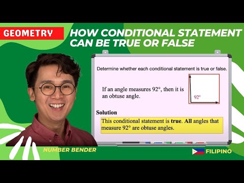 Video lesson: Conditional Statements Worksheet (Filipino lesson · Tagalog)
