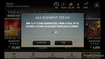 [Dawn of Titans] Free 4* titan from daily log in