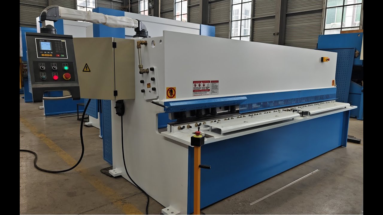 CHS-0432 4X3200 Hydraulic Swing beam shear, ESTUN E21S Shihlin Inverter,Back gauge Lifting device