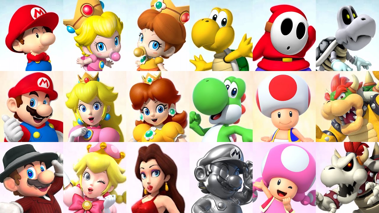 Mario Kart Tour - All Characters - YouTube