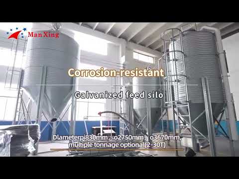 Galvanized Feed Silos-Highly Corrosion-Resistant
