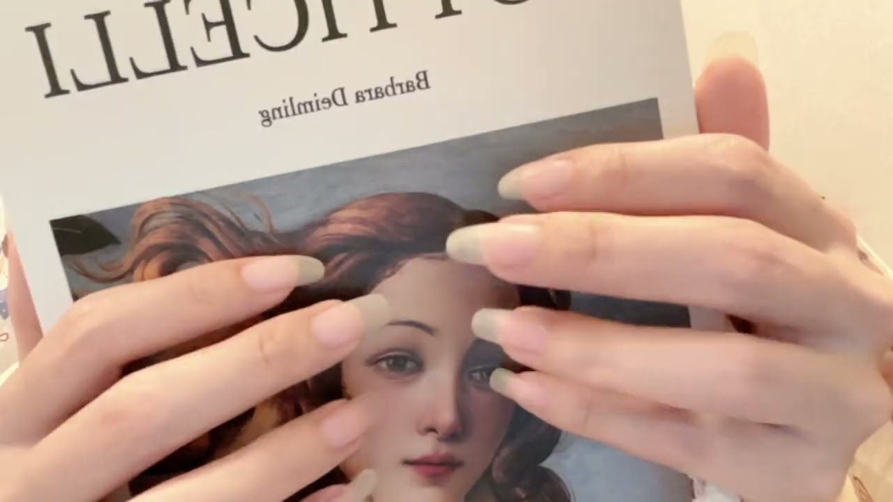 Book tapping asmr