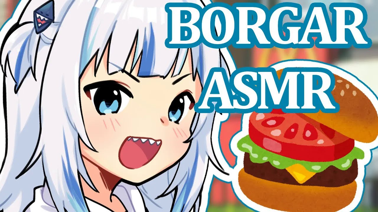 Shark girl eats borgar with you ASMR⧸CHAT (UNARCHIVED) (MEMBERS STREAM)